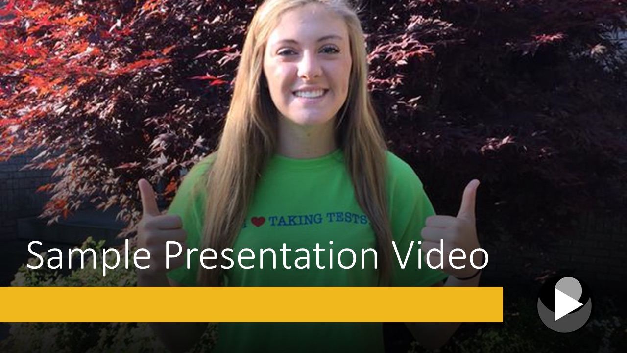 Sample presentation video preview