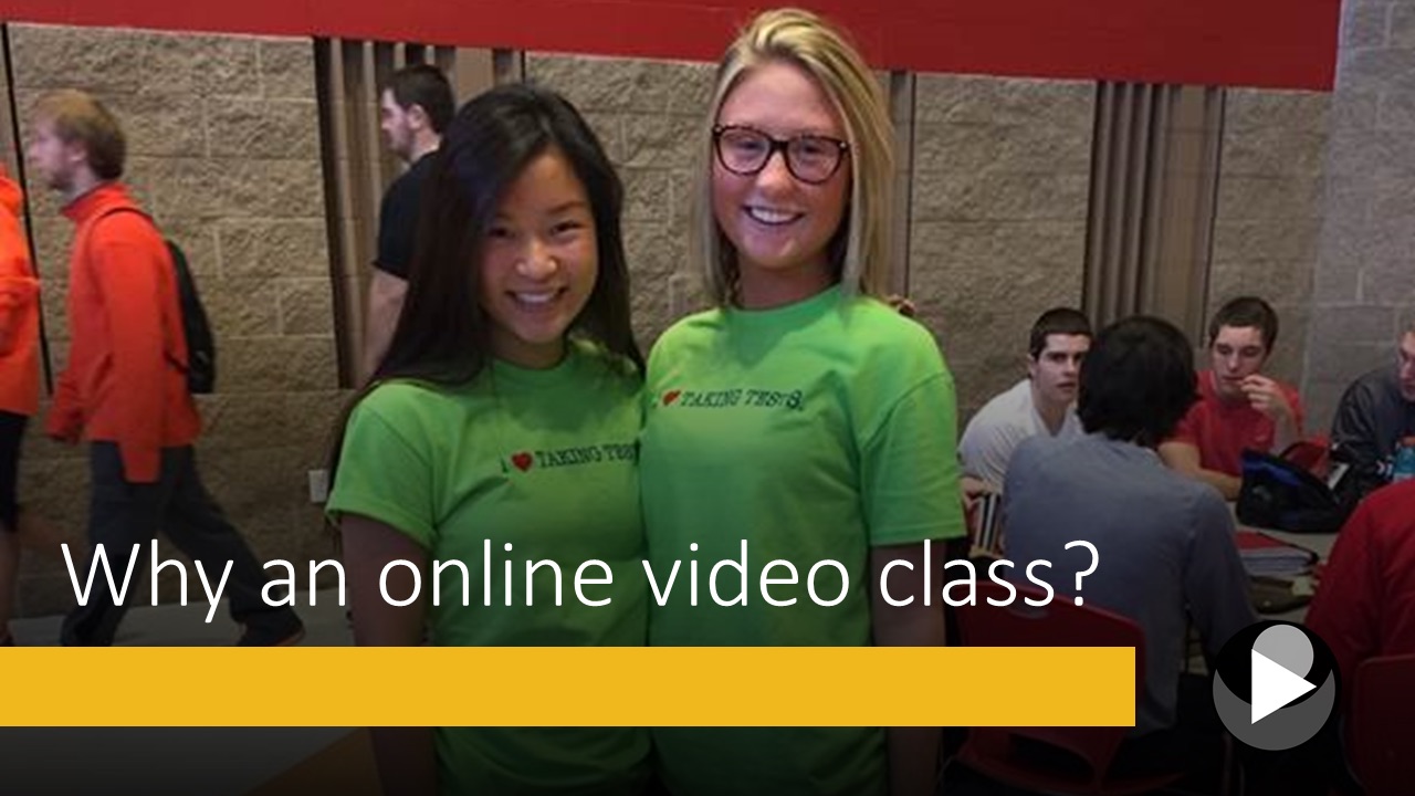 Why an online video class preview